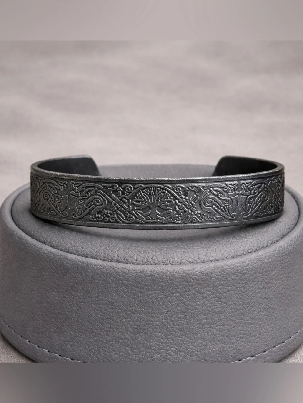 Tree of life unisex open bangle